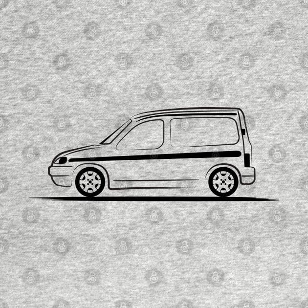 Citroen Berlingo 1996 Black by PauHanaDesign